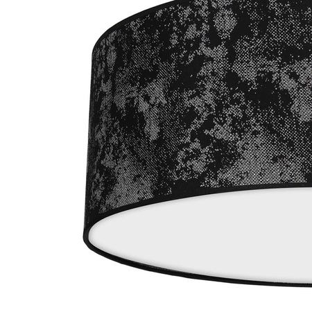 Plafon LED Lampa Sufitowa SATINO Srebrna 2xE27 Ø40cm Milagro