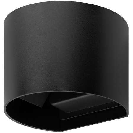 Kinkiet Ogrodowy Elewacyjny LED G9 Regulowany Okrągły Góra Dół Czarny PYXIS LUMILED
