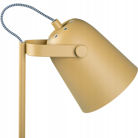 Lampka Biurkowa Stołowa Szkolna Nocna + Organizer Raibo E27 5W Żółta KANLUX