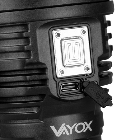 Latarka Szperacz Lampka Ręczna Mocna 600lm 8xLED + COB VA0114 VAYOX