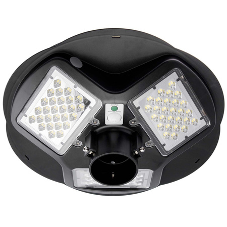 Lampa uliczna latarnia solarna LED 150W IP65 mikrofalowy czujnik ruchu + Pilot + Uchwyt
