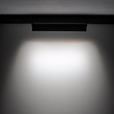 Reflektor Szynowy Lampa do Szynoprzewodów 1-fazowy LED 15W 1400lm 4000K Neutralna Czarny Nowoczesna LVM FOCUS OUT 10645 Nowodvorski
