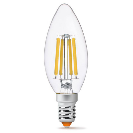 Żarówka LED E14 C35 Świeczka 6W = 60W 806lm 4000K Neutralna 360° FILAMENT Videx