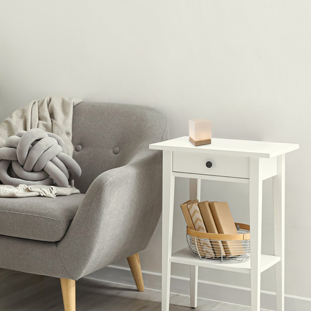 Lampa Stołowa Biurkowa Nocna Dekoracyjna 1.3W 40lm 3000K Ściemnialna Brązowy Skandynawski Pirit Rabalux