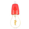 Lampa Wisząca Oprawa E27 Porcelanowy klosz czerwony VT-799 V-TAC