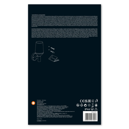 Lampa Ogrodowa Zewnętrzna Kinkiet Elewacyjny LED IP44 Srebrny Endura Ledvance