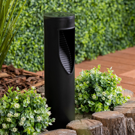 Lampa Solarna Ogrodowa LED Wbijana Stojąca Słupek 45cm 4000K IP54 z Czujnikiem Zmierzchu