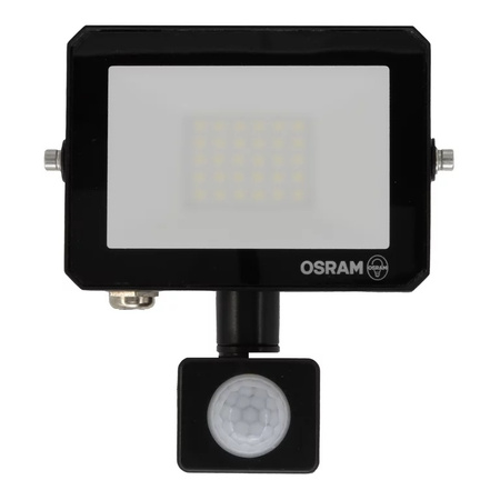 Naświetlacz LED Halogen Zewnętrzny Reflektor 20W 4000K 1800lm IP65 z Czujnikiem Ruchu i Zmierzchu SENSOR FLOODLIGHT LUX OSRAM