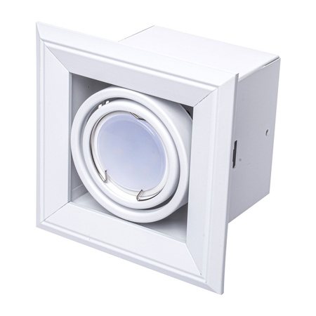 Oprawa Podtynkowa Halogenowa BLOCCO Biała 1xGU10 LED Milagro