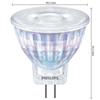 Żarówka LED GU4 MR11 2.3W = 20W 200lm 2700K Ciepła 36° PHILIPS
