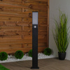 Lampa Ogrodowa Słupek Zewnętrzny Stojący 11W LED 4000K Czujnik Ruchu ANVES 80cm LUMILED