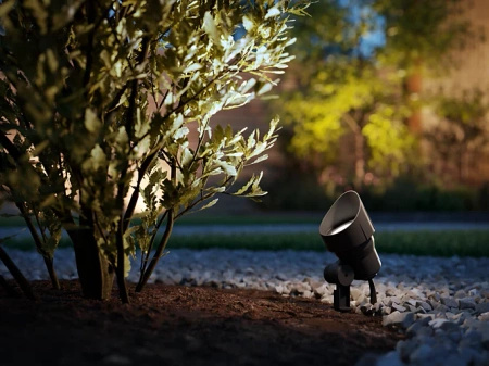 Lampa Ogrodowa Reflektor LED 6W 660lm 4000K IP44 Czarny Low Voltage 12V Philips