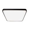 Plafon LED Lampa Sufitowa Natynkowa Czarny kwadratowy FABIO 23W 37 cm 4000K Milagro