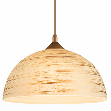 Lampa Wisząca Sufitowa MARCY E27 Złota Brązowa LM-1.1/3 Lamkur