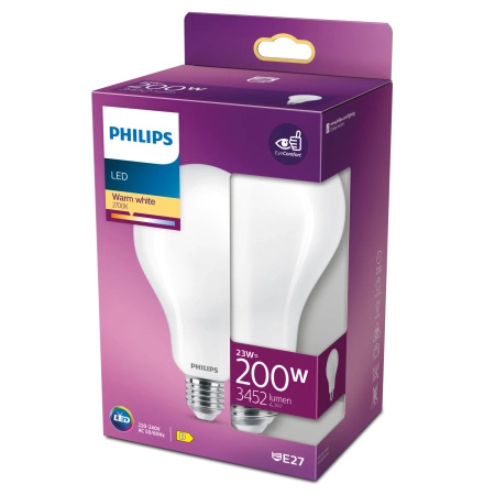 Żarówka LED E27 A95 23W = 200W 3452lm 2700K Ciepła FILAMENT LED Classic Philips