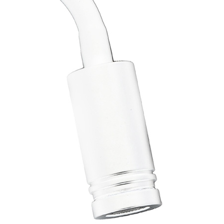 Lampka nocna ścienna LED USB biała 8W +2W MiLAGRO BASE