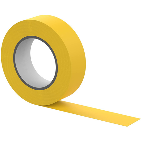 Mocna Taśma Izolacyjna PCV Wodoodporna 19mm x 0,13mm Żółta 20m