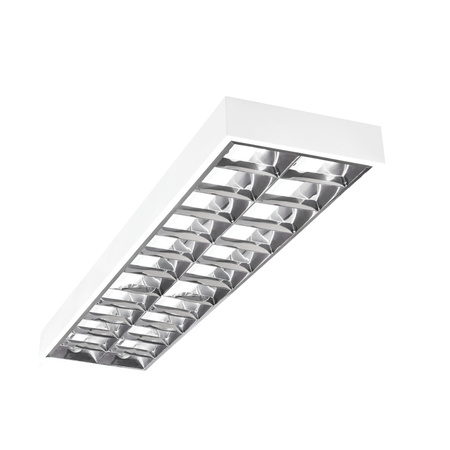 Oprawa Rastrowa LED T8 120x30cm G13 Prostokątna Natynkowa Biała NOTUS Kanlux