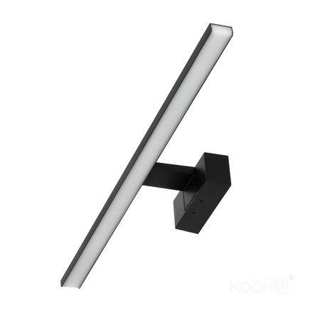 Lampa Ogrodowa Kinkiet Elewacyjny Zewnętrzny LED 12W 840lm 4000K Neutralna IP44 Czarna Lumireflect Kobi