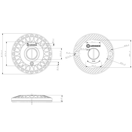 Latarka Kempingowa Sufitowa LED Bateryjna 3xAAA 1.2 W 120lm 6500K LEDVANCE
