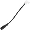 Wtyk zasilania DC 2.1 / 5.5 mm MONTAŻOWY Z KABLEM ZATRZASK 15cm