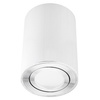 Oprawa Natynkowa HALOGENOWA Aluminiowa Chrom SPOT TUBA 11,5cm + Żarówka LED GU10 8W 6500K Lumiled