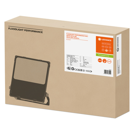Naświetlacz LED Reflektor Zewnętrzny Lampa Ściemnialny 200W 26400lm 4000K IP66 Czarny Floodlight Ledvance