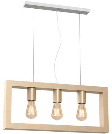 Lampa Wisząca Sufitowa MACK 3xE27 Milagro