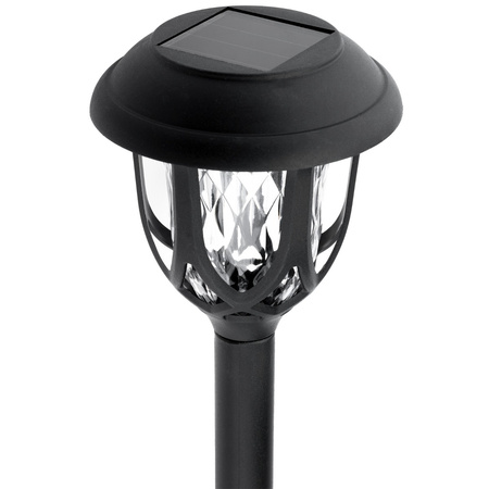 Lampa Solarna Ogrodowa LED Wbijana 5500-6000K IP44 40cm Czujnik Zmierzchu