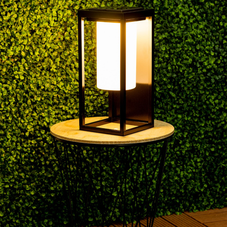 Lampa Solarna LED Zewnętrzna Ogrodowa Stojąca 3000K IP44 28,5cm Czujnik Zmierzchu