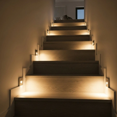 10x Żarówka LED GU10 Reflektor PAR16 6W = 50W 580LM 6500K Zimna 120° z Czujnikiem Ruchu LUMILED