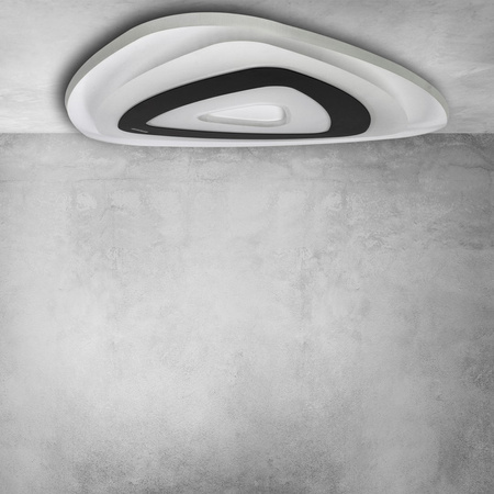Plafon natynkowy VOLTA 38W LED + PILOT Trójkątny Niereguralny Kształt ML106 Milagro Metal + Akryl