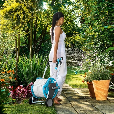 Wózek na Wąż Ogrodowy DISCOVER 1/2" 5/8" 3/4" CELLFAST