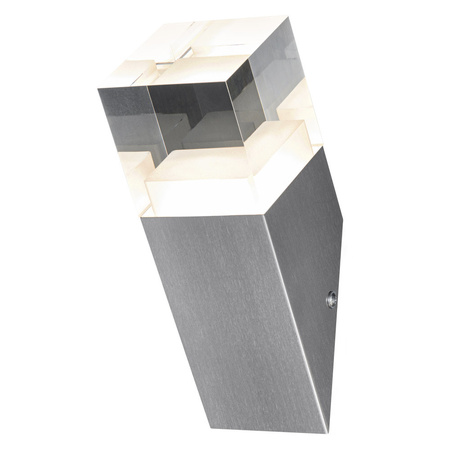 Lampa Ogrodowa Zewnętrzna Kinkiet Elewacyjny LED 4.5W 400lm 3000K IP44 Srebrny Endura Ledvance
