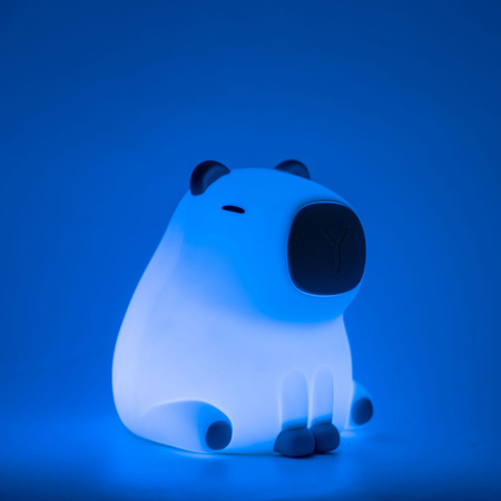 Lampka Dekoracyjna LED 1W 3000K RGBW Beżowy Ściemnialna Kapibara Sanico Goldlux