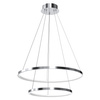 Lampa Wisząca Sufitowa ROTONDA Chrom 51W LED Milagro