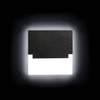 Oprawa schodowa LED SABIK 0.8W 14lm 4000K 12DC Neutralna Czarna Czujnik ruchu KANLUX