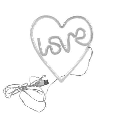 Lampka Dekoracyjna LED Bateryjna 3W Biała Neon Sanico Goldlux