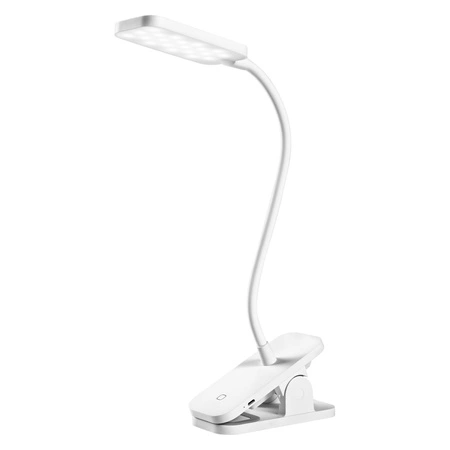 Lampa Stołowa Biurkowa LED Klips Regulowana 5.2W 80lm 4000K Neutralna Ściemnialna Bateryjna Biały Panan Ledvance