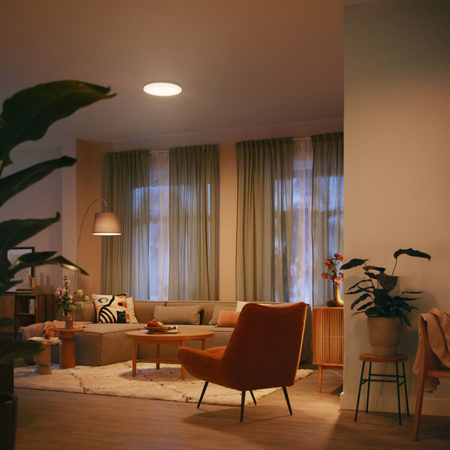 Plafon LED Lampa Sufitowa 24W 2700-6500K ŚCIEMNIALNY CCT 39cm WINCEL + PILOT PHILIPS