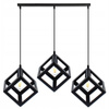 Lampa Wisząca Sufitowa TALUS Geometryczna Zwis Kostka do LED 3x E27 LUMILED