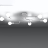 Lampa Sufitowa Oprawa Natynkowa Wisząca Zwis 6x E27 Żyrandol Nieregularna Biała Industrialna Vector Sollux