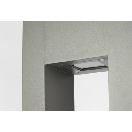 Lampa Zewnętrzna LED Słupek Ogrodowy REKTAN 90cm GU10 IP65 Su-Ma