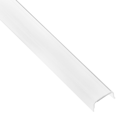 Profil Aluminiowy Anodowany do LED KM24 Srebrny Natynkowy 1m + Przesłona przezroczysta + Zaślepki