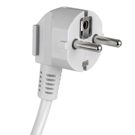 Przedłużacz z Układem Przeciwprzepięciowym 3M 5GN Sieciowy Szary Listwa Zasilająca + Wyłącznik