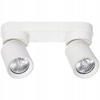 Lampa Sufitowa Ścienna TIMO Kinkiet Reflektor Oprawa Halogenowa Ruchoma 2xGU10 Biały LVT