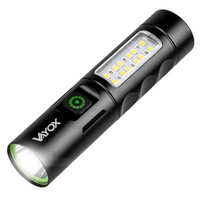 Latarka Akumulatorowa LED Klasyczna 5W 250lm Lampka Ręczna Mocna LED + SMD VA0184 VAYOX