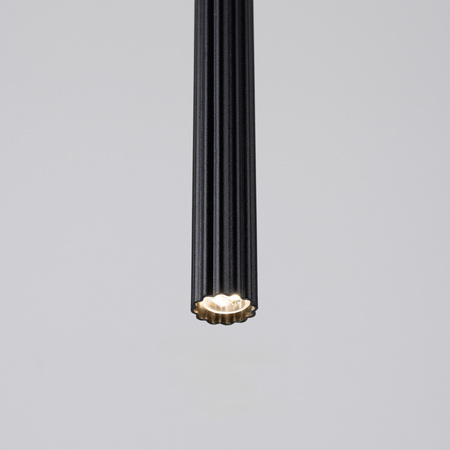 Lampa Sufitowa Wisząca Zwis G9 Tubularna Czarna Nowoczesna Arche Sollux