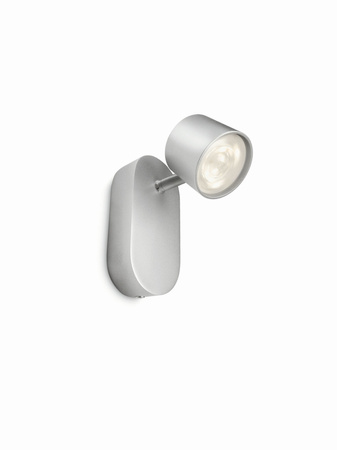 Lampa Ścienna Kinkiet LED 4.5W 500lm 2700K aluminium Star Philips