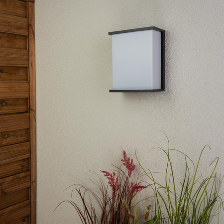 Lampa Ogrodowa Zewnętrzna Ścienna Kinkiet Elewacyjny 2x E27 Prostokątny LEVIS LUMILED